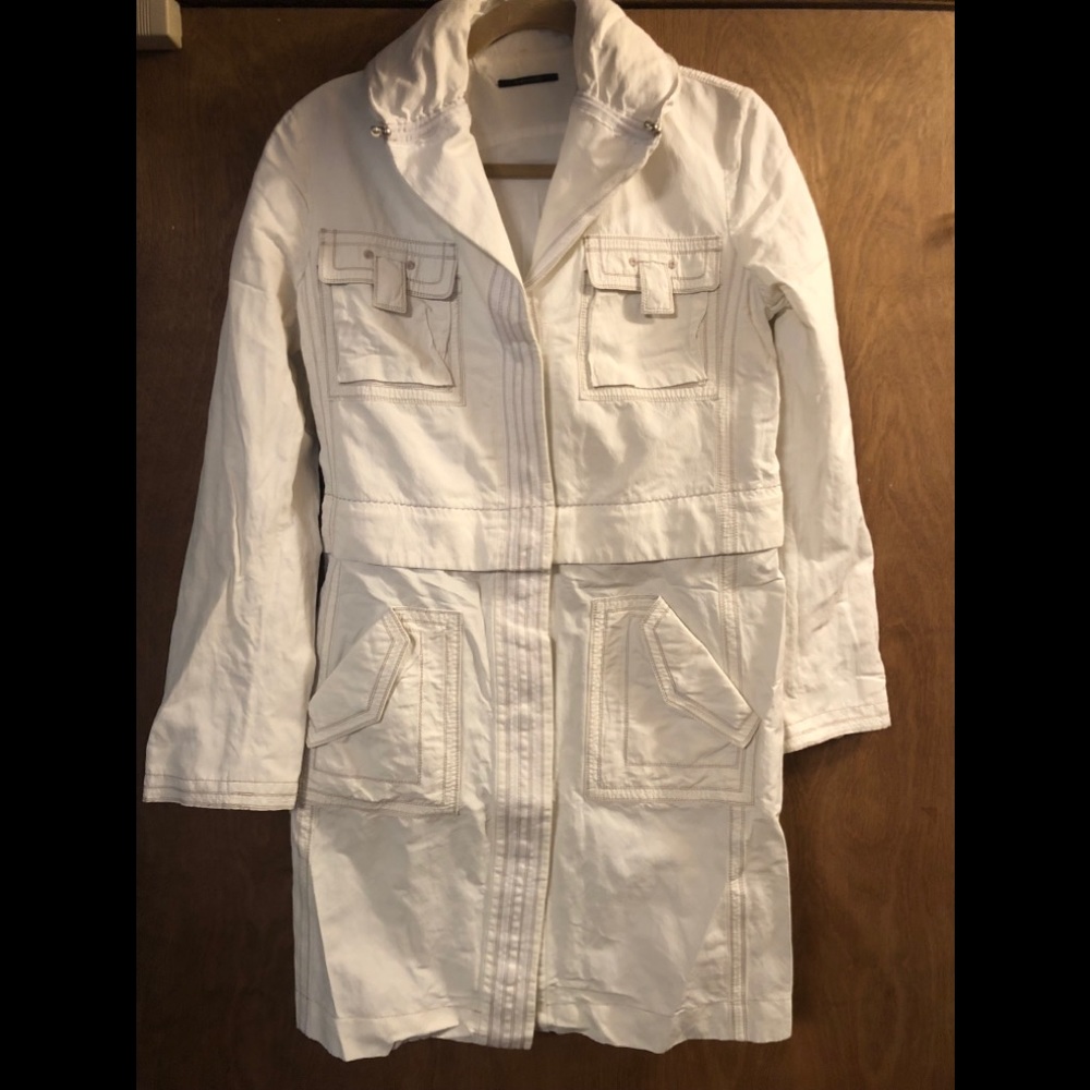 Elie tahari hanaa spring rain coat M anorak